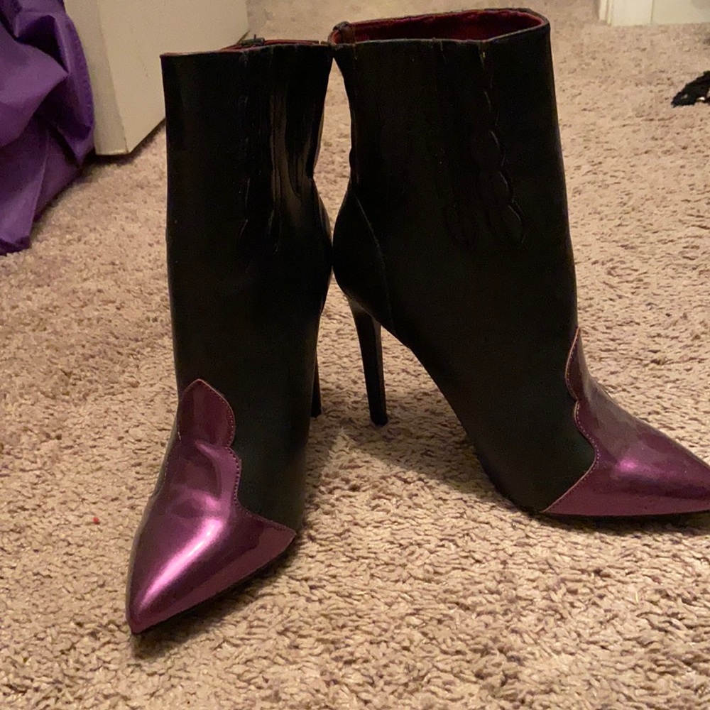 The little mermaid ursula heeled boots